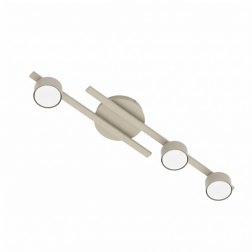 Lubinis šviestuvas FRAGMENT 3xGX53/12W/230V smėlio spalvos