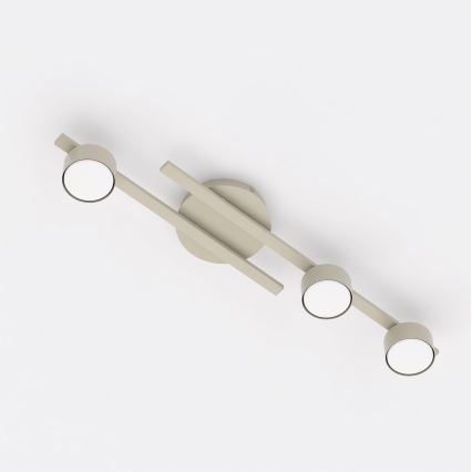 Lubinis šviestuvas FRAGMENT 3xGX53/12W/230V smėlio spalvos