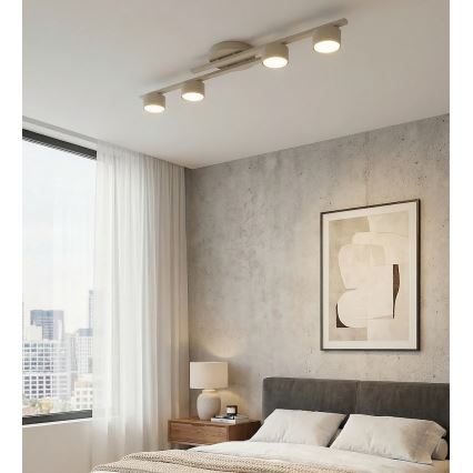 Lubinis šviestuvas FRAGMENT 4xGX53/12W/230V smėlinis