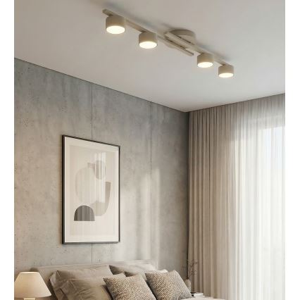 Lubinis šviestuvas FRAGMENT 4xGX53/12W/230V smėlinis