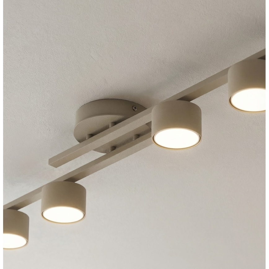 Lubinis šviestuvas FRAGMENT 4xGX53/12W/230V smėlinis