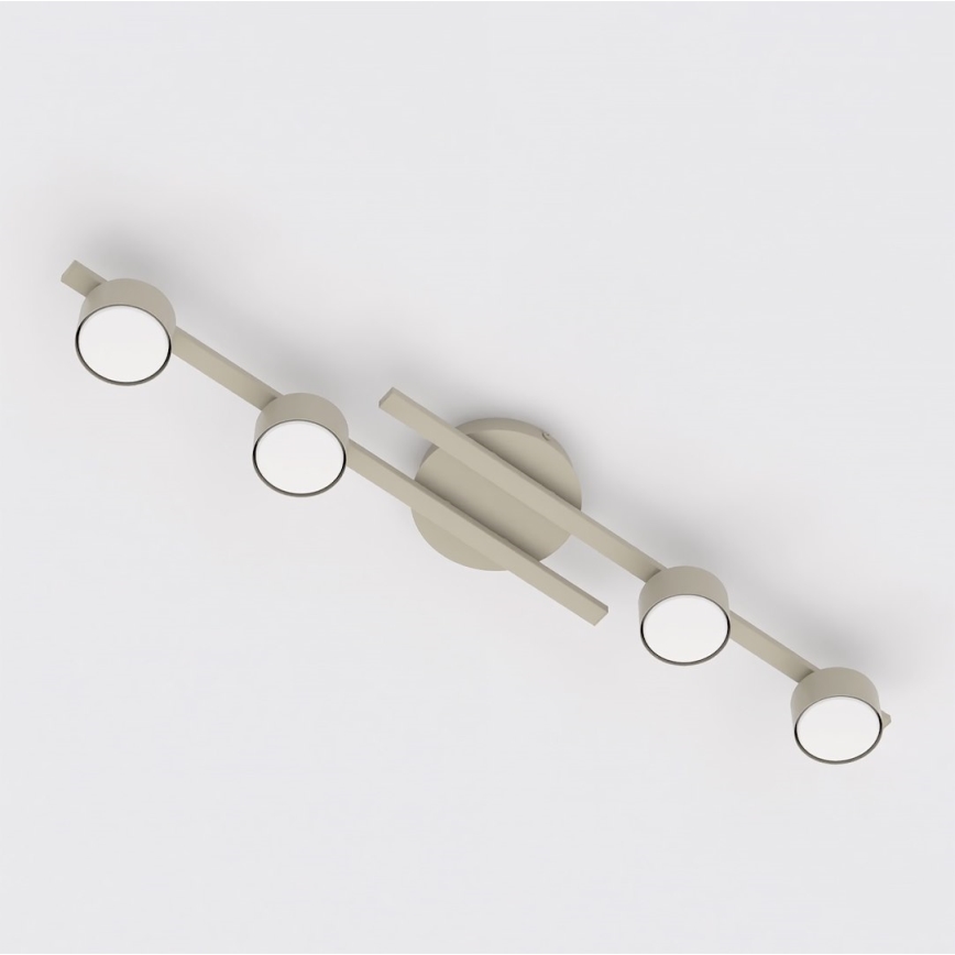 Lubinis šviestuvas FRAGMENT 4xGX53/12W/230V smėlinis