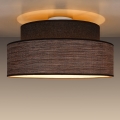 Lubinis šviestuvas GRACE 1xE27/60W/230V diametras 40 cm ruda/smėlio spalva
