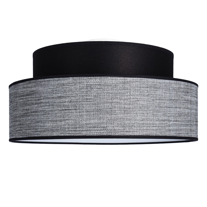 Lubinis šviestuvas GRACE 1xE27/60W/230V juoda/pilka