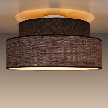 Lubinis šviestuvas GRACE 1xE27/60W/230V ruda/smėlio spalva