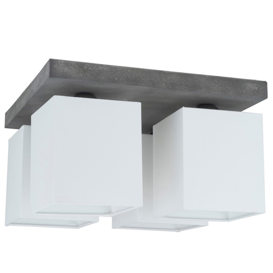 Lubinis šviestuvas GREAT 4xE27/25W/230V betonas