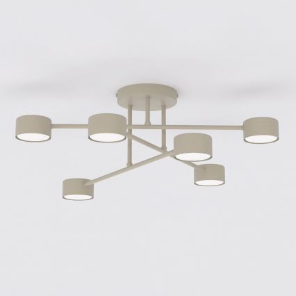 Lubinis šviestuvas HALO 6xGX53/12W/230V, smėlio spalvos