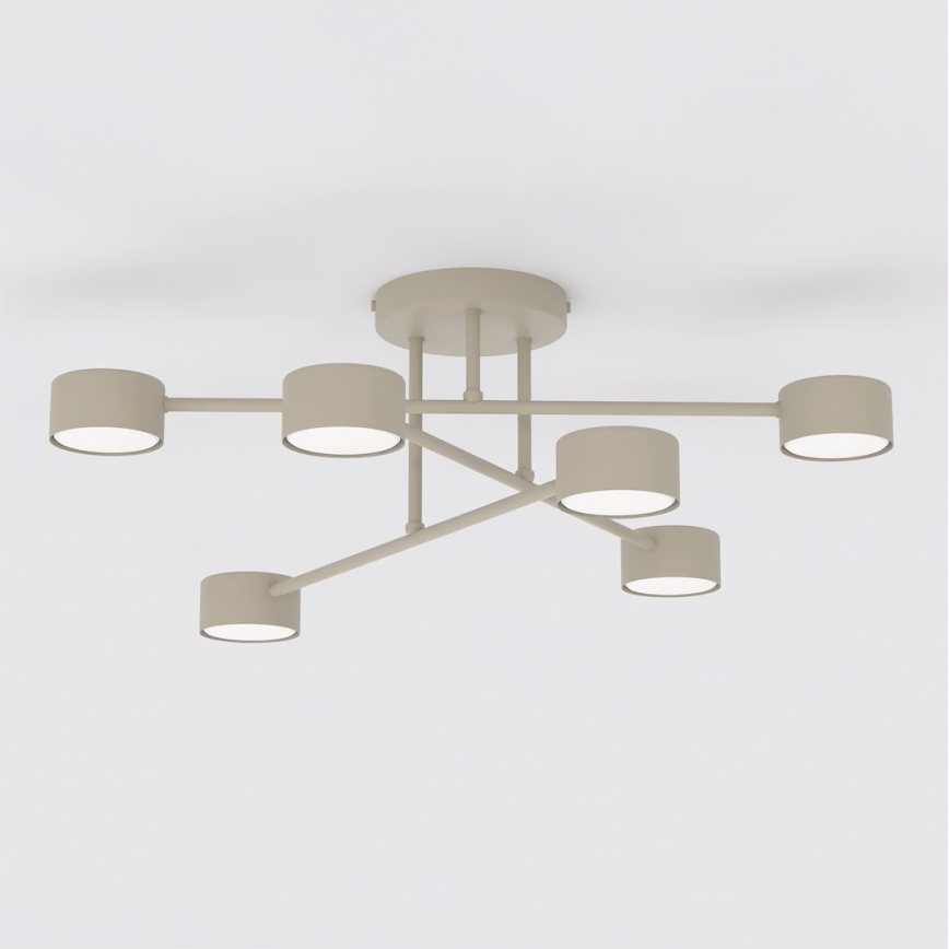 Lubinis šviestuvas HALO 6xGX53/12W/230V, smėlio spalvos