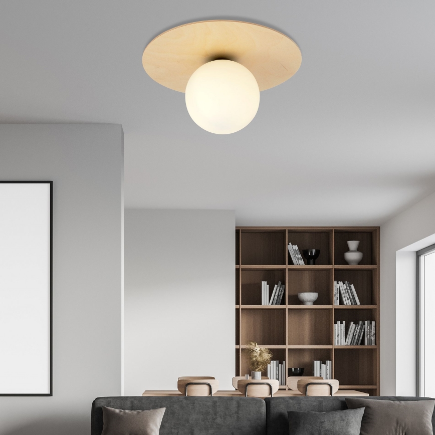 Lubinis šviestuvas KENZO 1xE14/10W/230V smėlio spalva