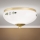 Lubinis šviestuvas LANDHAUS 1xE27/60W/230V Ø 21 cm žalvaris/balta/žalia