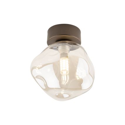 Lubinis šviestuvas LAVA 1xG9/8W/230V bronzinė/dūminė smėlio spalva