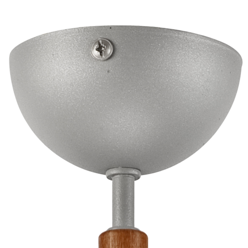 Prie sieną montuojamas šviestuvas MARCELLO 3xE27/60W/230V iš bukmedžio