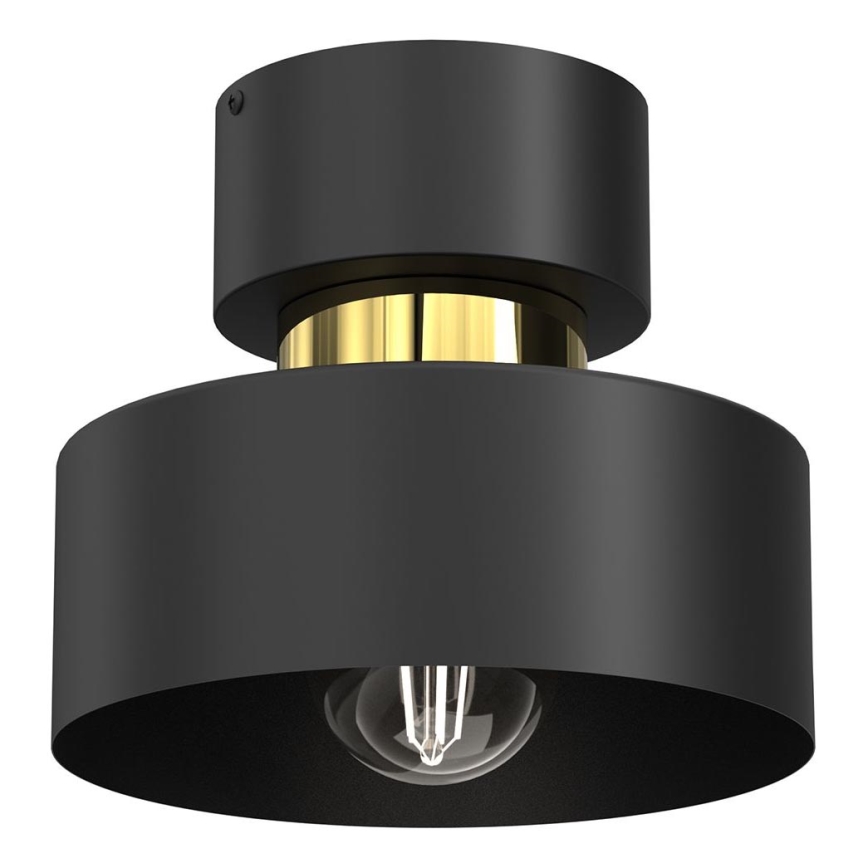Lubinis šviestuvas MARTI 1xE27/15W/230V juoda/auksas