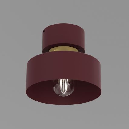 Lubinis šviestuvas MARTI 1xE27/15W/230V skersmuo 20,5 cm bordo/auksinė