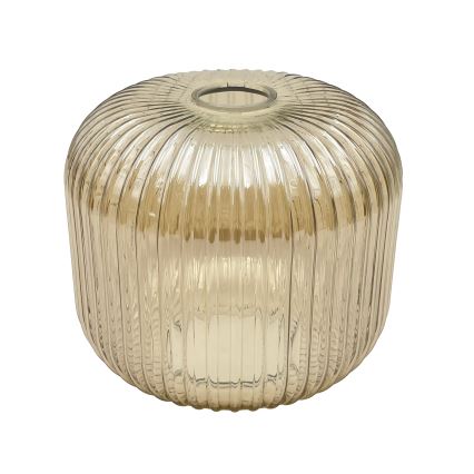 Lubinis šviestuvas MILOU WOOD 1xE27/15W/230V ąžuolas/rūkyta smėlinė, skersmuo 20 cm