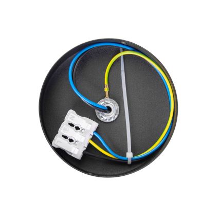 Lubinis šviestuvas MOONLIGHT 1xE27/15W/230V skersmuo 16 cm juodas