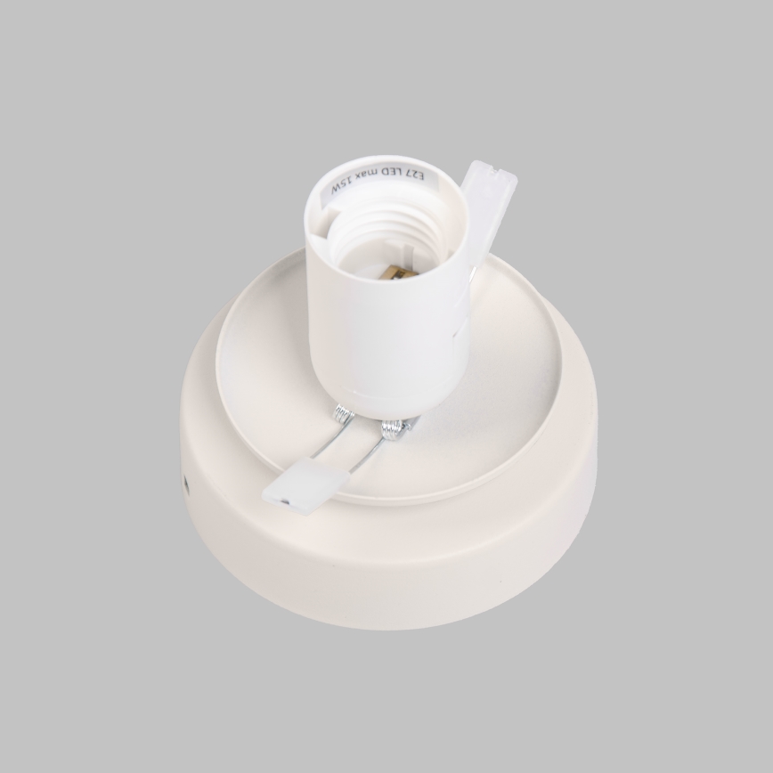 Lubinis šviestuvas MOONLIGHT 1xE27/15W/230V Ø 16 cm, kreminės spalvos