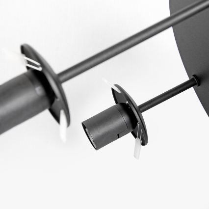 Lubinis šviestuvas MOONLIGHT 3xE27/15W/230V juodas