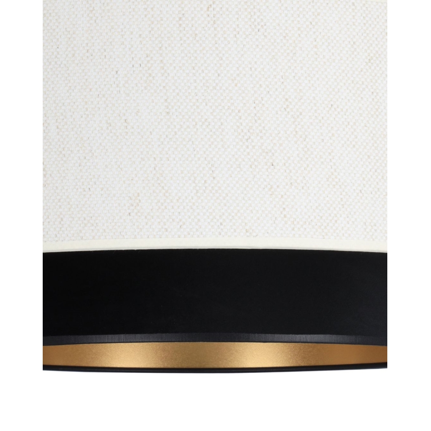 Lubinis šviestuvas NATIA 1xE27/60W/230V baltas/juodas