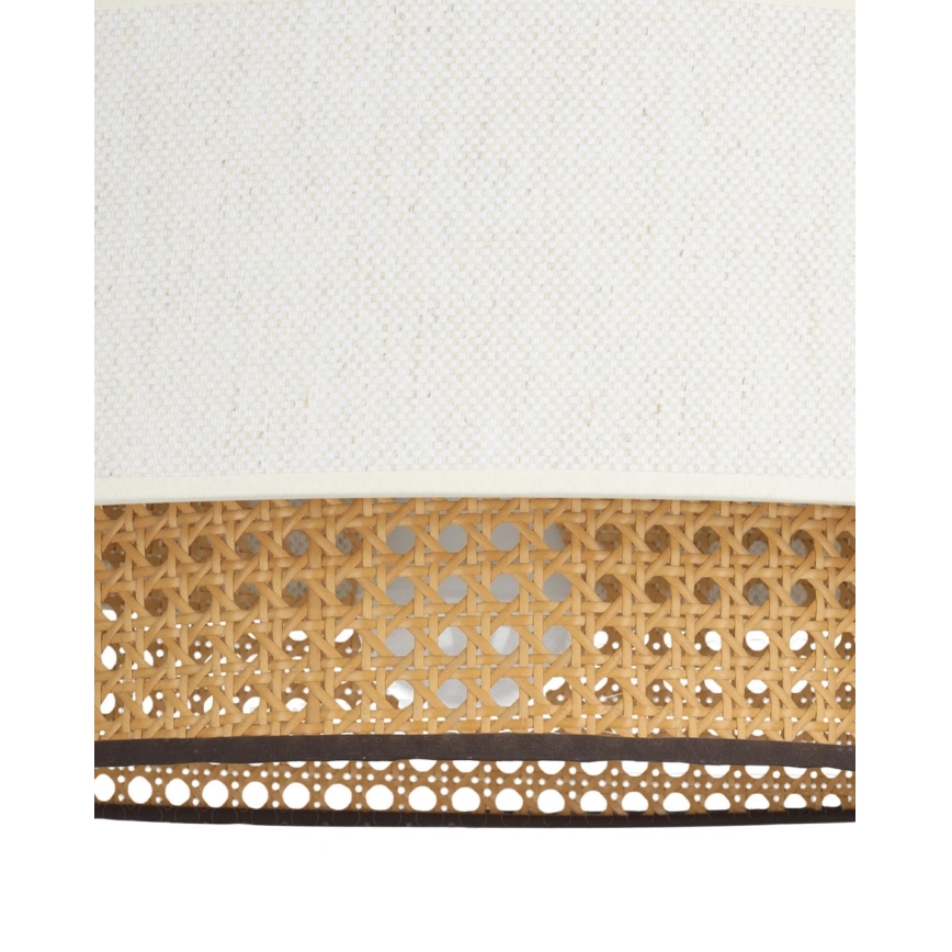 Lubinis šviestuvas NATIA 1xE27/60W/230V baltas/rudas