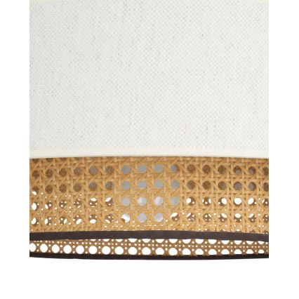 Lubinis šviestuvas NATIA 1xE27/60W/230V skersmuo 45 cm baltas/rudas