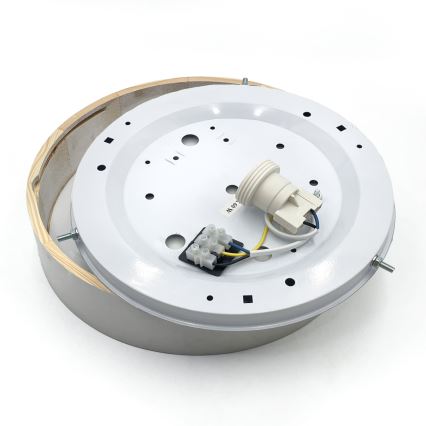 Lubinis šviestuvas NATURAL 1xE27/15W/230V skersmuo 27,5 cm pušis/balta