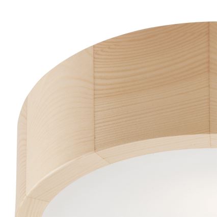 Lubinis šviestuvas NATURAL 1xE27/60W/230V, Ø 27,5 cm, pagamintas iš pušies
