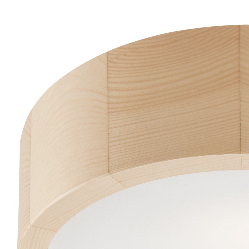Lubinis šviestuvas NATURAL 1xE27/60W/230V, Ø 27,5 cm, pagamintas iš pušies