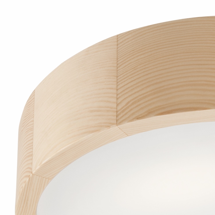 Lubinis šviestuvas NATURAL 2xE27/60W/230V, skersmuo 37,5 cm, pagamintas iš pušies