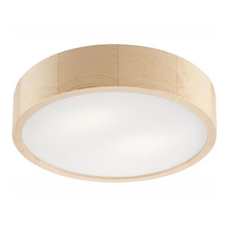 Lubinis šviestuvas NATURAL 2xE27/60W/230V ø 37 cm pušis