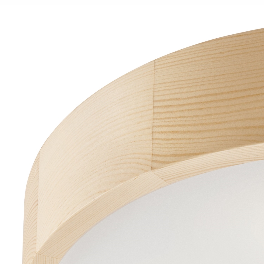 Lubinis šviestuvas NATURAL 3xE27/60W/230V, skersmuo 47,5 cm, pagamintas iš pušies
