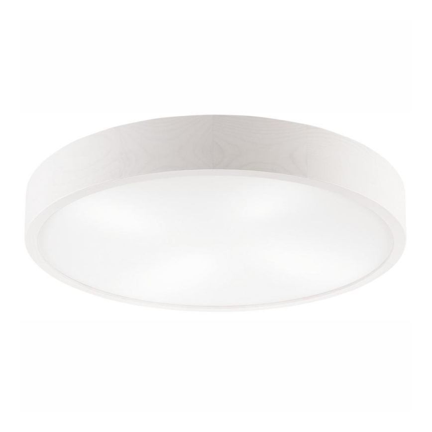 Lubinis šviestuvas NATURAL 4xE27/60W/230V ø 57,5 cm balta/pušis
