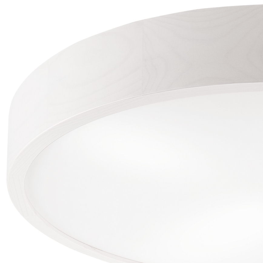 Lubinis šviestuvas NATURAL 4xE27/60W/230V ø 57,5 cm balta/pušis