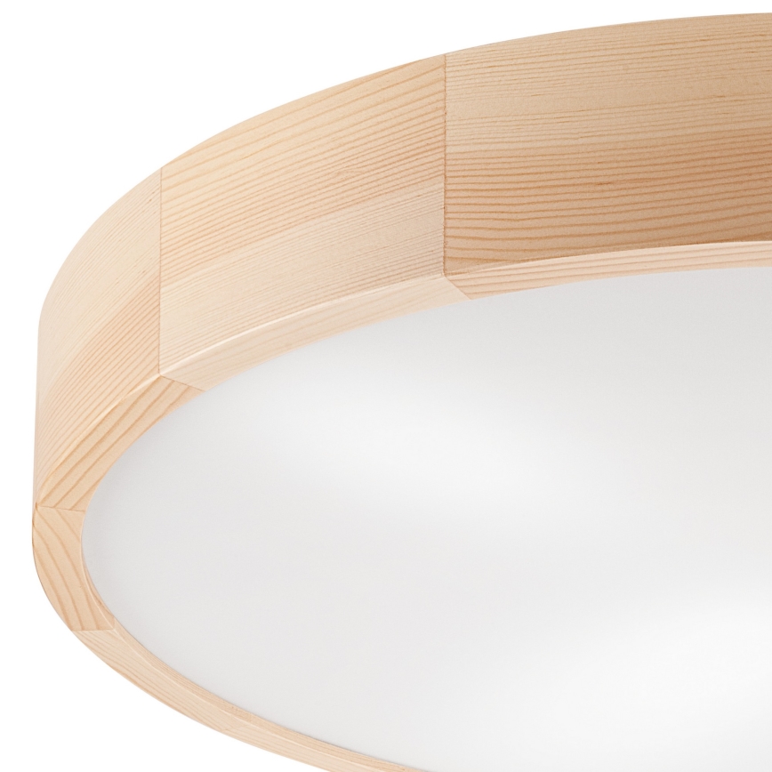 Lubinis šviestuvas NATURAL 4xE27/60W/230V ø 57,5 cm pušis