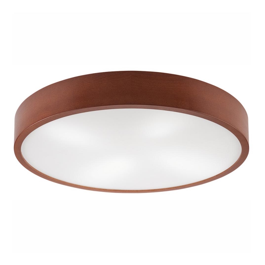 Lubinis šviestuvas NATURAL 4xE27/60W/230V ø 57,5 cm pušis/ruda