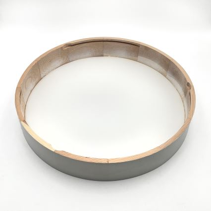 Lubinis šviestuvas NATURAL 5xE27/15W/230V Ø 47,5 cm pušis/balta