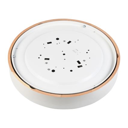 Lubinis šviestuvas NATURAL 5xE27/15W/230V Ø 47,5 cm pušis/balta