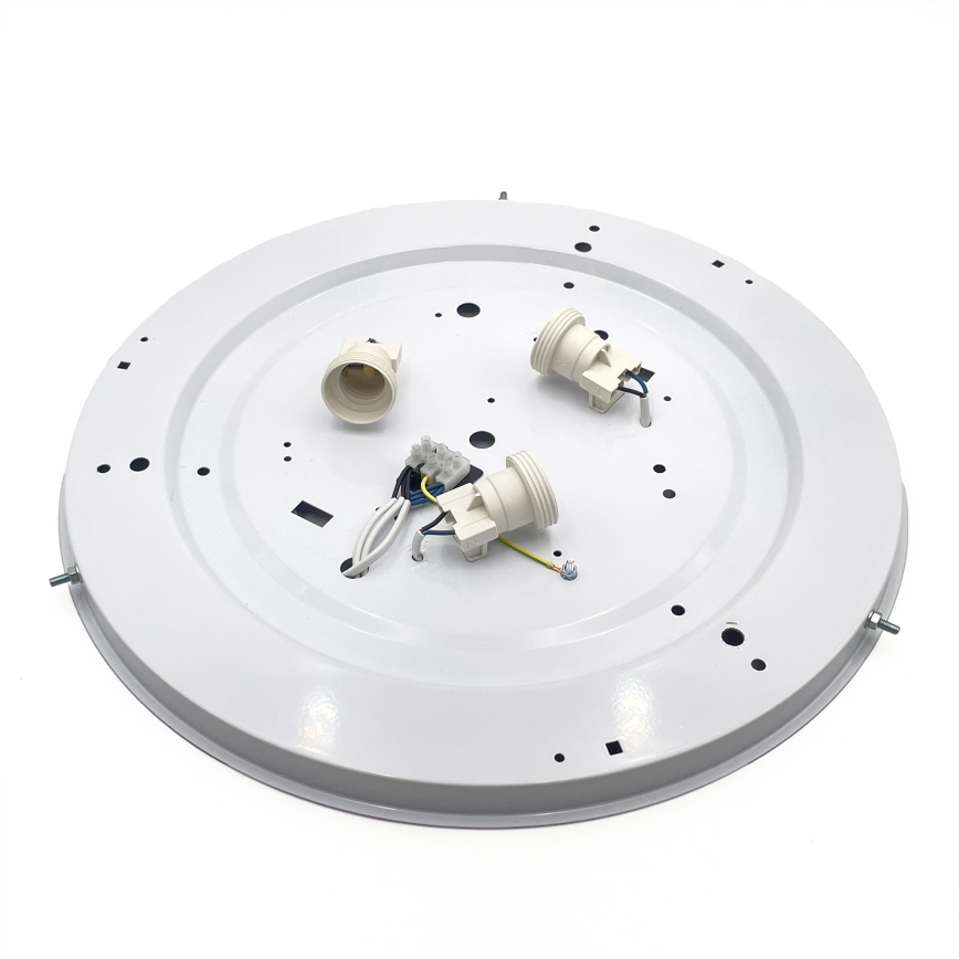 Lubinis šviestuvas NATURAL 5xE27/15W/230V Ø 47,5 cm pušis/balta