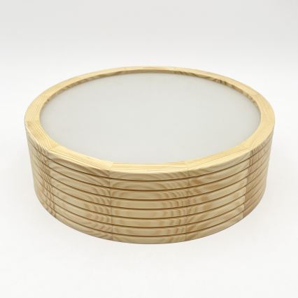 Lubinis šviestuvas NATURAL MODERN 1xE27/15W/230V, Ø 27,5 cm, pušis