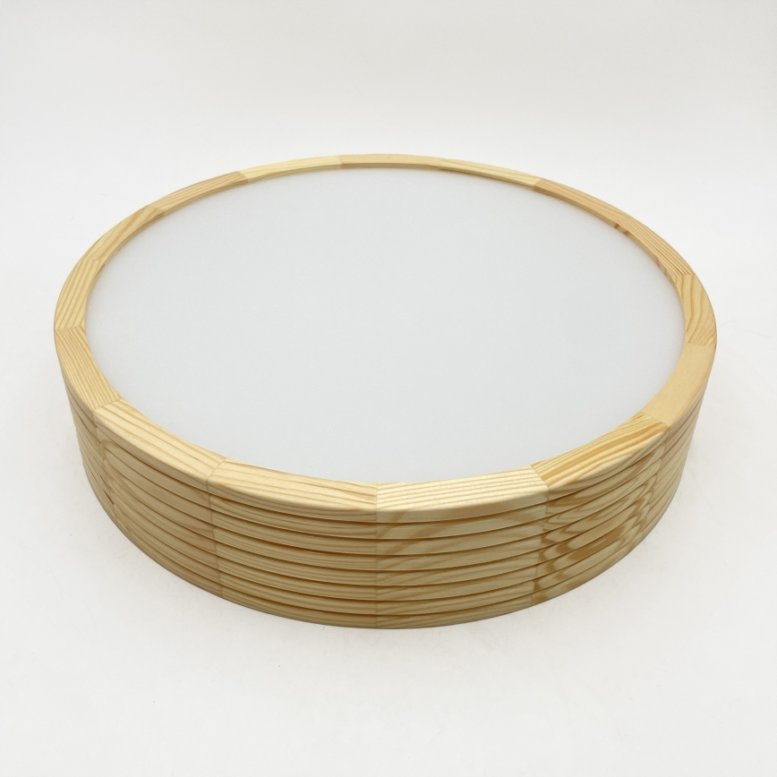 Lubinis šviestuvas NATURAL MODERN 2xE27/15W/230V, skersmuo 37,5 cm, pušis