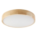 Lubinis šviestuvas NATURAL MODERN 4xE27/15W/230V skersmuo 58 cm, iš pušies