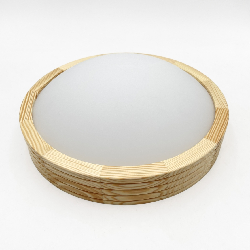 Lubinis šviestuvas NATURAL MODERN SLIM 1xE27/15W/230V, skersmuo 27,5 cm, iš pušies