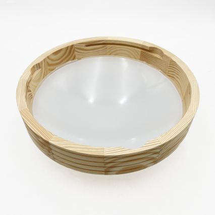 Lubinis šviestuvas NATURAL MODERN SLIM 1xE27/15W/230V, skersmuo 27,5 cm, iš pušies