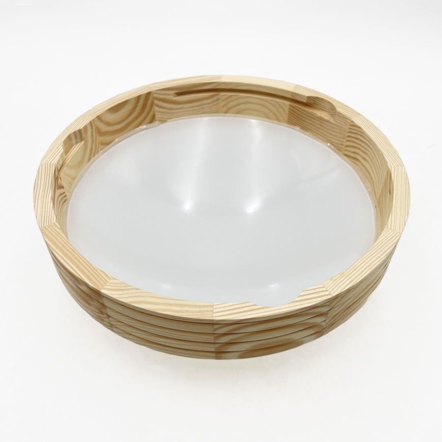 Lubinis šviestuvas NATURAL MODERN SLIM 1xE27/15W/230V, skersmuo 27,5 cm, iš pušies