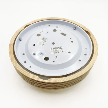 Lubinis šviestuvas NATURAL MODERN SLIM 1xE27/15W/230V, skersmuo 27,5 cm, iš pušies