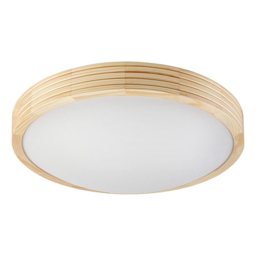 Lubinis šviestuvas NATURAL MODERN SLIM 2xE27/15W/230V, skersmuo 37,5 cm, iš pušies