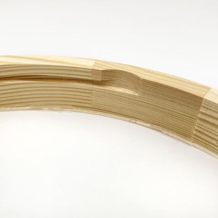 Lubinis šviestuvas NATURAL MODERN SLIM 2xE27/15W/230V, skersmuo 37,5 cm, iš pušies