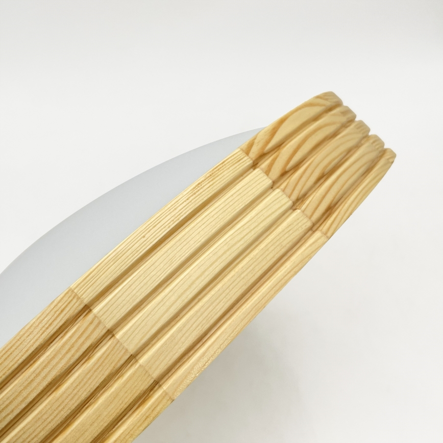 Lubinis šviestuvas NATURAL MODERN SLIM 2xE27/15W/230V, skersmuo 37,5 cm, iš pušies