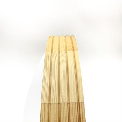 Lubinis šviestuvas NATURAL MODERN SLIM 2xE27/15W/230V, skersmuo 37,5 cm, iš pušies
