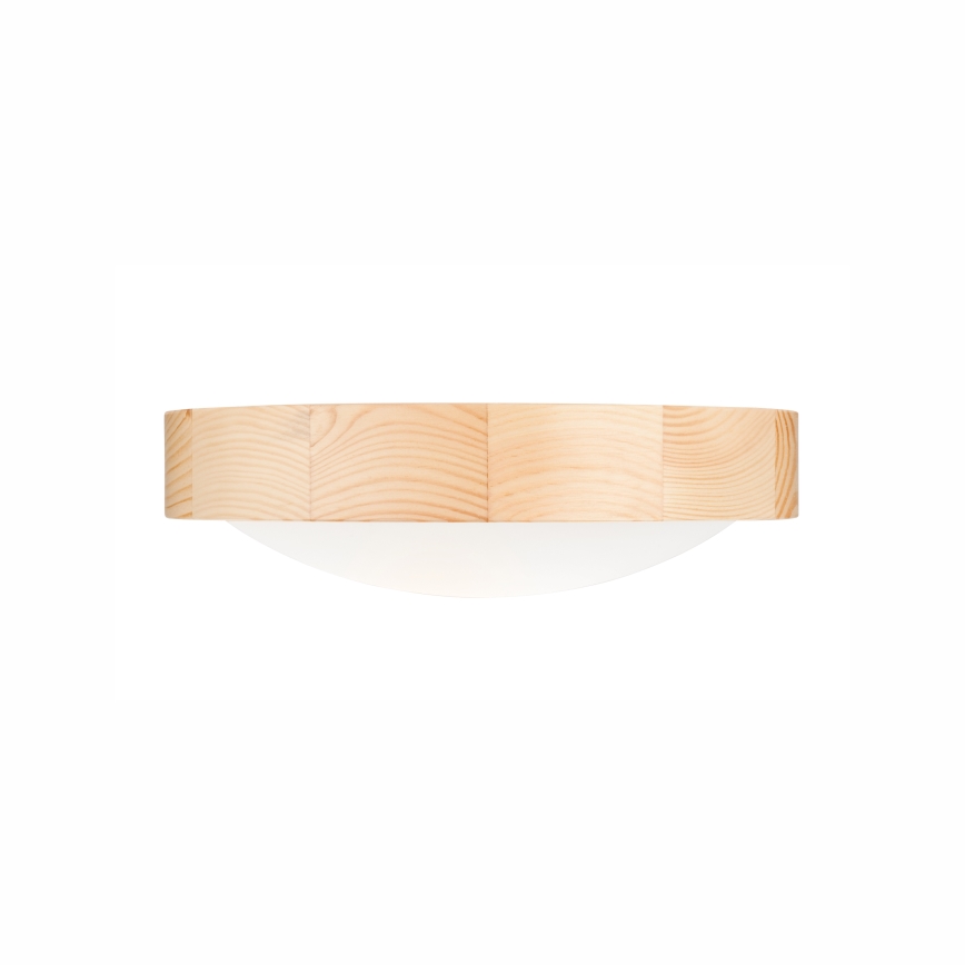 Lubinis šviestuvas NATURAL SLIM 1xE27/60W/230V ø 27 cm pušis
